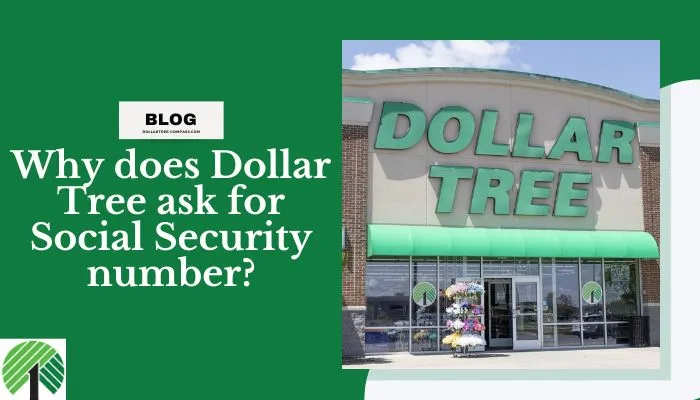 Why does Dollar Tree ask for Social Security number?
